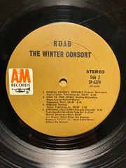 THE WINTER CONSORT “Road” 1970 Vinyl LP A&M Records SP 4279 World Jazz VG+