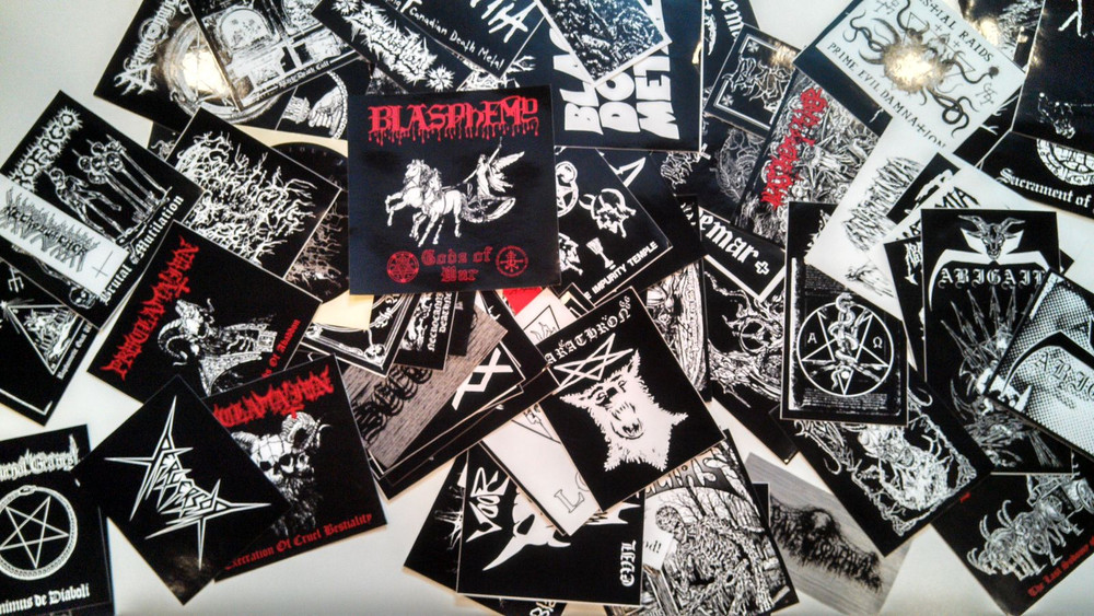 LOTS OF 8 DIE-HARD METAL STICKERS, 178 designs / 47 NEW designs (8/24/21 update)