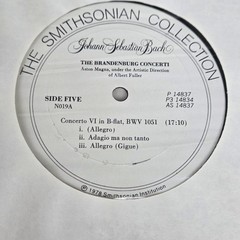 Johann Sebastian Bach 33 RPM Box Set Smithsonian Collection 9 LP Records