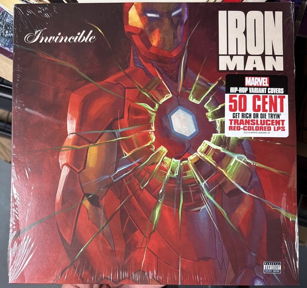 Get Rich or Die Tryin -50 Cent (Record, 2018) Sealed Red Vinyl LP Limited Marvel