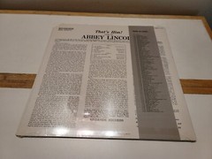Abbey Lincoln – That’s Him! LP – Riverside – OJC-085 (RLP 12-251)