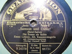 1928 EMMI LEISNER Saint Saens Samson et Dalila Mon Coeur s’ouvre/ Printemps 78
