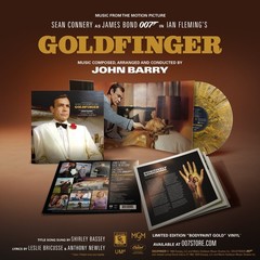 GOLDFINGER Remaster VINYL BODY PAINT GOLD Ltd 300 Edition La-La land Records OOP