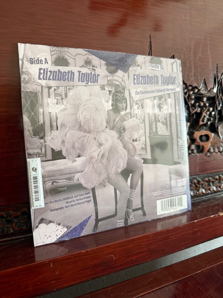 Taylor Swift Elizabeth Taylor 7″ Vinyl RSD 2026 Violet Glitter Record Store Day