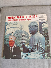 Korla Pandit – Music For Meditation vinyl 1962 mono promo Fantasy 3342 Exotica