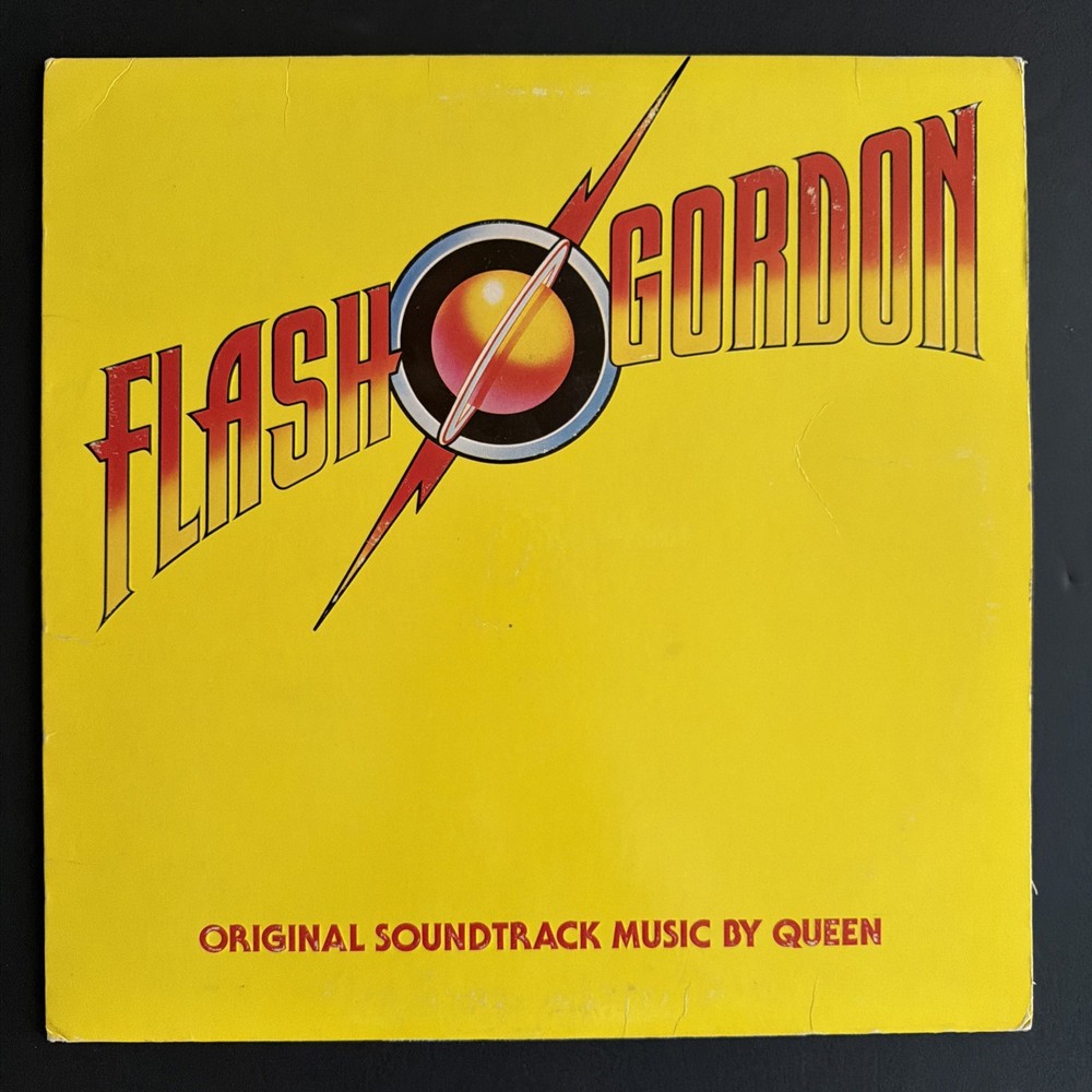 Queen “Flash Gordon” Soundtrack Vinyl LP Elektra 1980 5E-518 Classic Rock