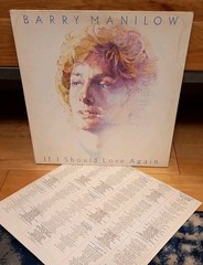 Barry Manilow – If I Should Love Again (UK vinyl LP) 1981, pop, ballad
