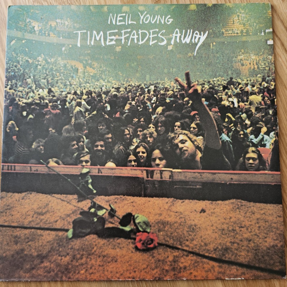 Neil Young Time Fades Away LP Early UK Pressing Reprise K54010 Strawberry VG+