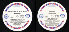 1980S AFRTS Arthur Blythe Illusions Ray Charles Armed Forces Transcription LP