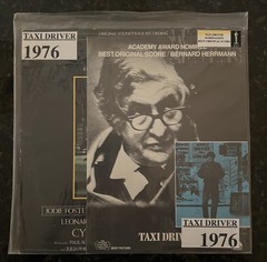 TAXI DRIVER • BERNARD HERRMANN • HOLLYWOOD REPORTER ADD 1977 + VINYL LP REC 1976