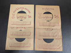 Lot of 6 Vintage RCA Victor 45 RPM 7″ Company Record Sleeves for Rock Jazz Soul
