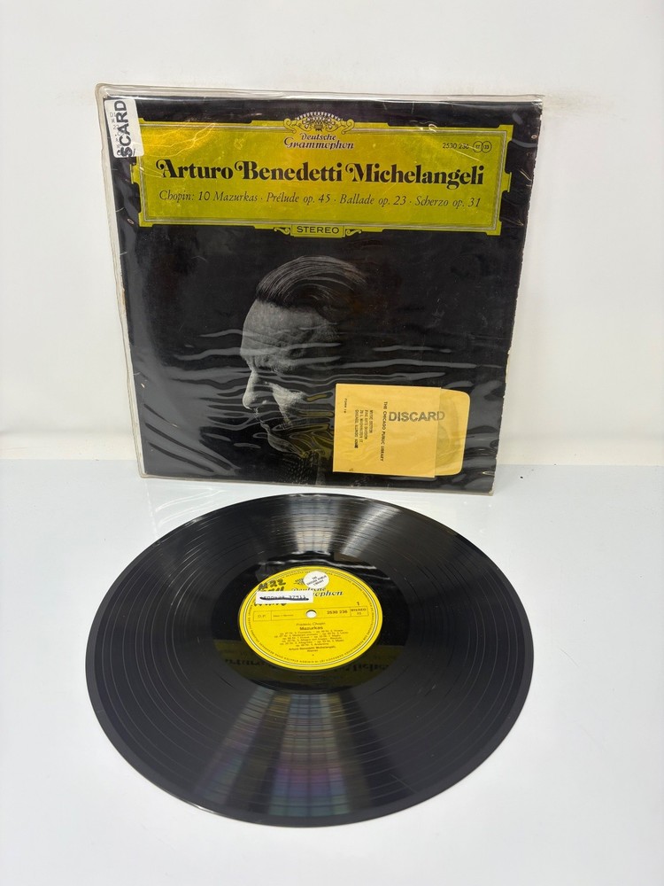 Michelangeli – Chopin Mazurkas LP Record 1973 Deutsche Grammophon Classical 33
