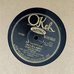 Vintage Okeh The Royal Palm Orchestra Auf Wiederseh’n Black Single Record 41020
