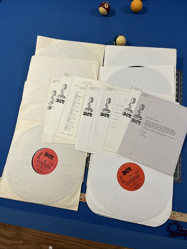Rock On The Road Part I/II Great English Groups/American Bands 10-Lp Cue Sheets