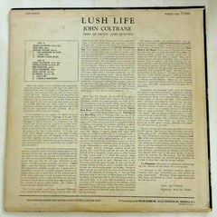 John Coltrane LP “Lush Life” Prestige 7188 ~ Original DG RVG ~ Bergenfield Mono