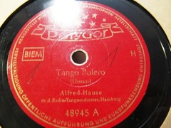 German TANGO NOTTURNO BOLERO Alfred Hause Radio Tango Orch Hamburg POLYDOR 48945