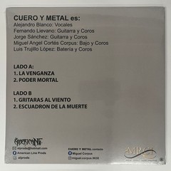 CUERO Y METAL – 1986 SELF TITLED – 2026 CZECH REPUBLIC 10″ FACTORY SEALED + BOOK