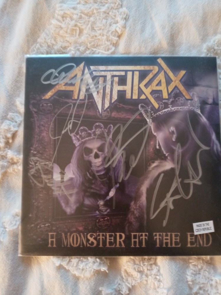 Anthrax 7 inch colored vinyl record