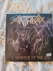 Anthrax 7 inch colored vinyl record