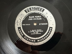 John Coltrane LP “Black Pearls” Prestige 7316 ~ RVG ~ Stereo ~ 1st Press 1964