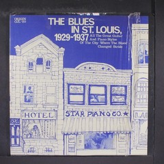 VARIOUS: the blues in st. louis, 1929-37 ORIGIN JAZZ LIBRARY 12″ LP 33 RPM