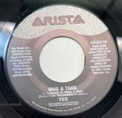 Yes Lift Me Up / Give & Take 45 Vinyl 1990s Prog Classic Rock Bonus Track Arista