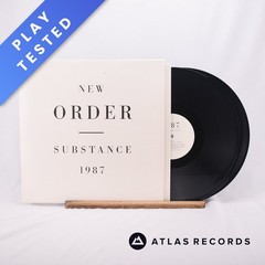 New Order Substance A1 B1 C1 D1 Embossed Sleeve Double LP Vinyl Record – EX/VG+