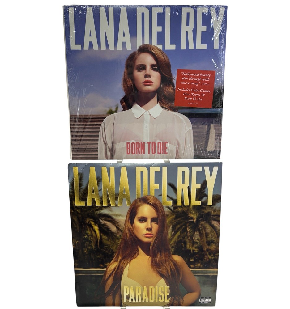 x2 LANA DEL REY LP VINYL Set BORN TO DIE & PARADISE Set Preowned READ