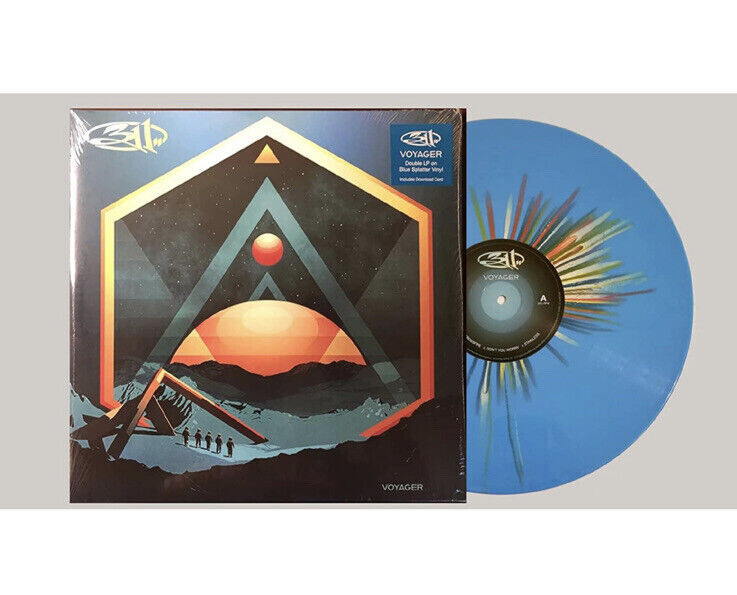 311 – Voyager – Blue Splatter 2 x LP Vinyl Records 12″ – NEW Sealed