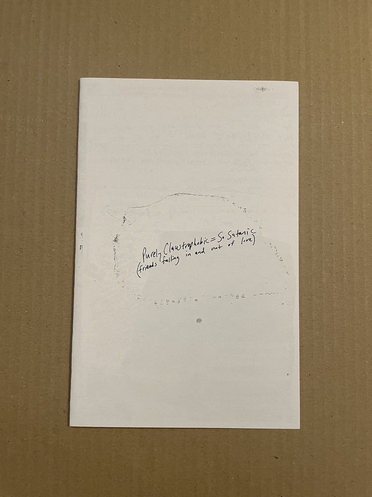 WES EISOLD Purely Claustrophbic Zine – COLD CAVE – AMERICAN NIGHTMARE HEARTWORM