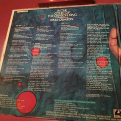 RARE 1969 In The Court Of The Crimson King An Observation By King Crimson VG+