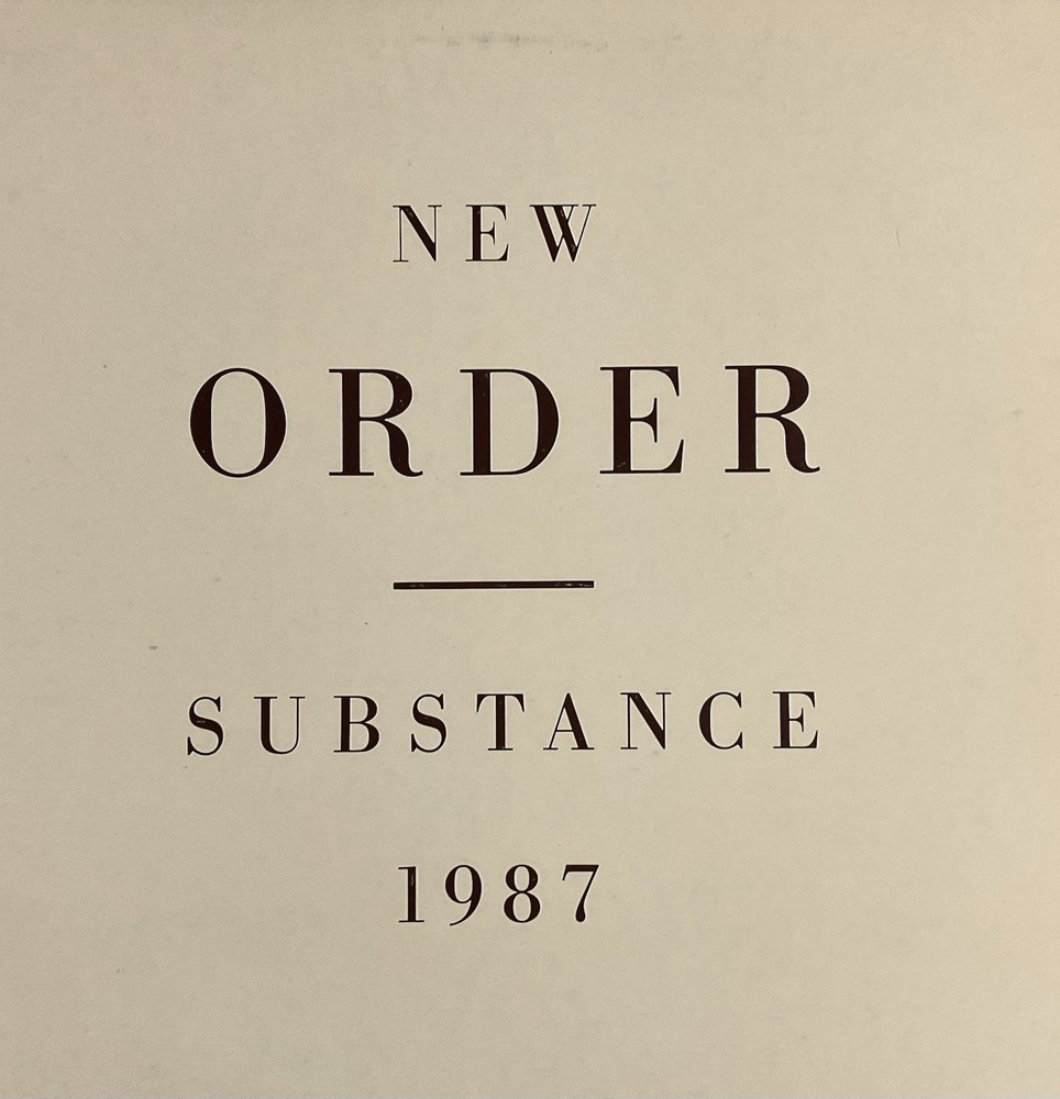 New Order – Substance – 1987 – Original Pressing – Canada.