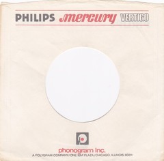 Mixed Lot of 3 PHILIPS MERCURY VERTIGO 7″ 45RPM Original Record Company Sleeves