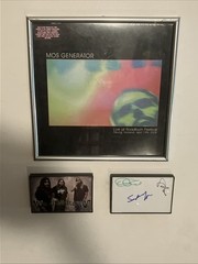 MOS GENERATOR Live At ROADBURN 2008 2XLP Clear & Black Vinyl Limited SIGNED CARD