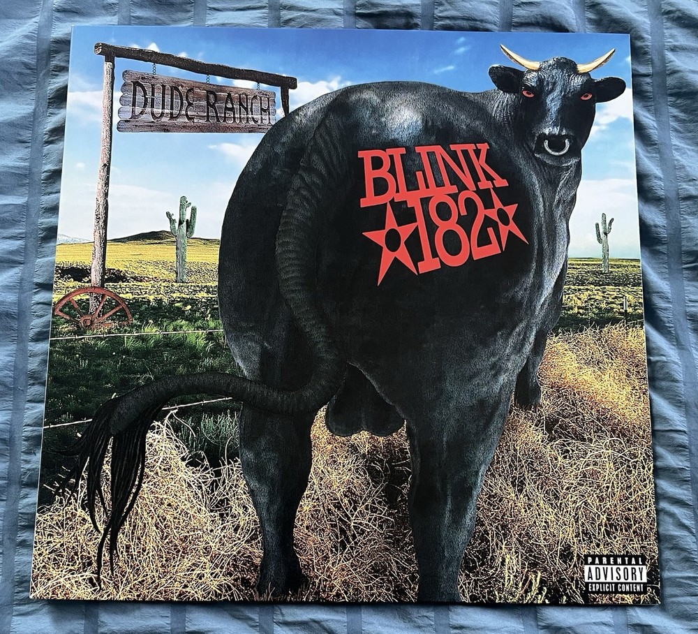 Blink-182 Dude Ranch 2014 Hot Topic Clear/Yellow Brown Splatter Vinyl Record Lp