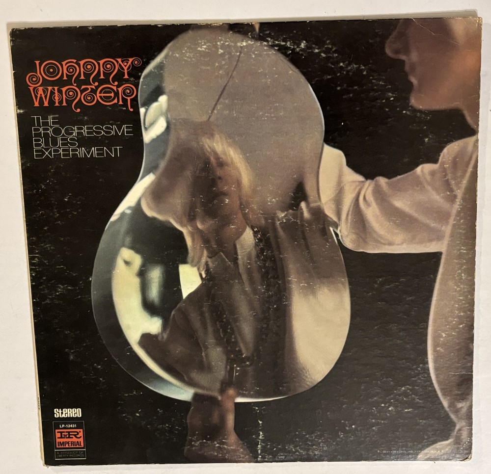 Johnny Winter Progressive Blues Experiment LP Vinyl Record 1968 Imperial G-VG