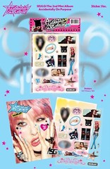 SEULGI ACCIDENTALLY ON PURPOSE Mini Album STICKER Ver/CD+Book+2 Card+Poster+GIFT