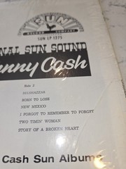 New Sealed Johnny Cash Original Sun Sound 1964 Vinyl Record LP Misprint Cover