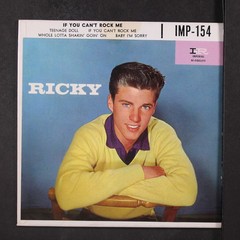 RICK NELSON: ricky, vols. 1, 2, & 3 IMPERIAL 7″ 3x EP 45 RPM