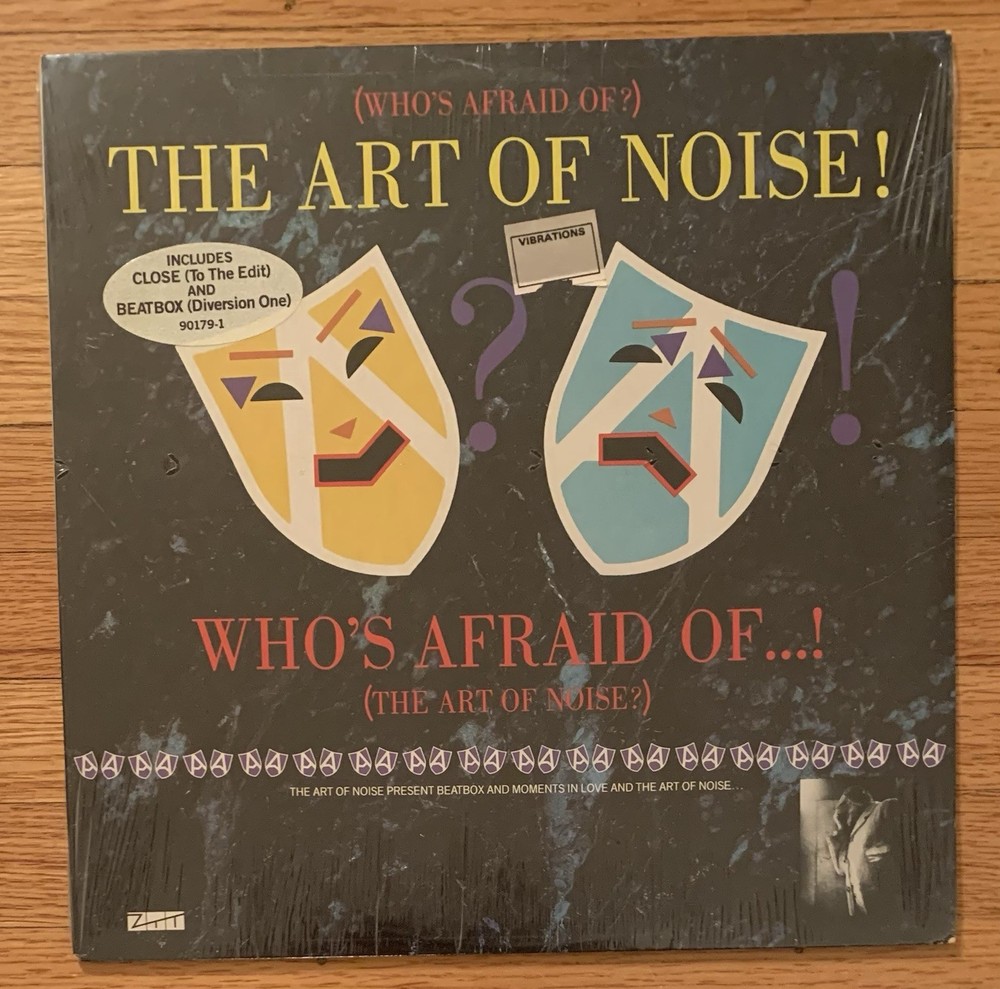 THE ART OF NOISE Who’s Afraid Of? factory sealed 1st press 1984 sealed vinyl LP