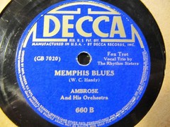 1935 AMBROSE & his Orch British Swing LIMEHOUSE BLUES/ Memphis Blues DECCA 660
