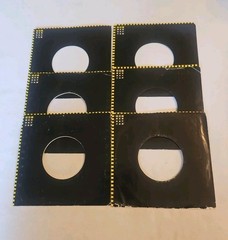 45 RPM 7″ RECORD SLEEVES CO. SLEEVE 6 PACK SEE PHOTOS EMI Manhatan (SLV314)