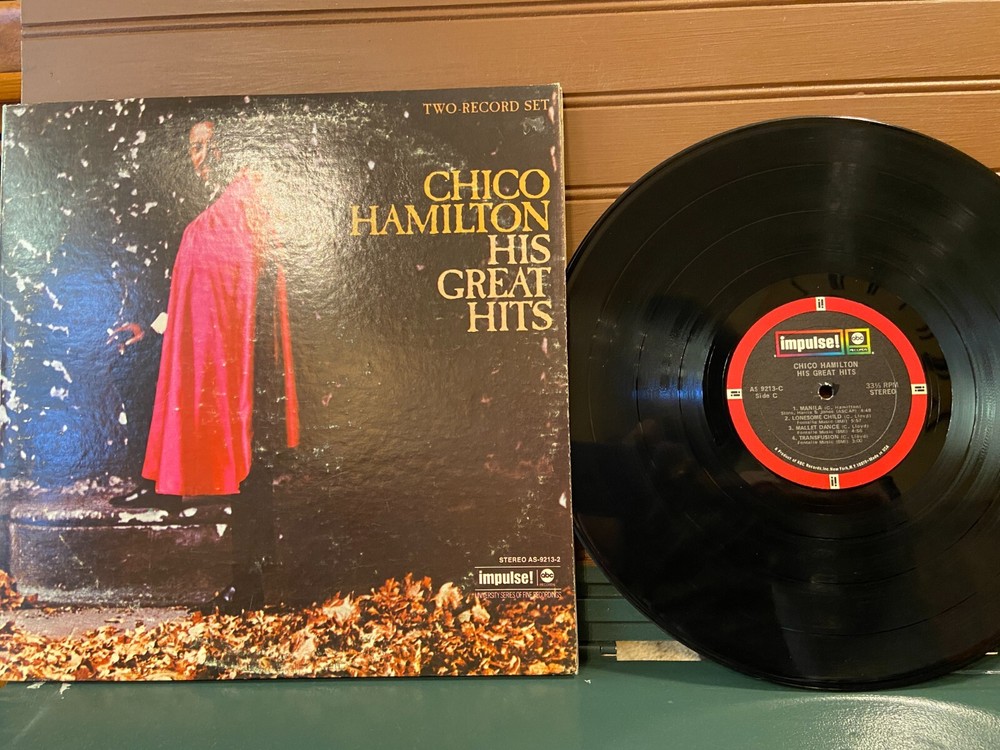 CHICO HAMILTON – His Great Hits -1971 2- Vinyl Lp plays Excellent Ex+