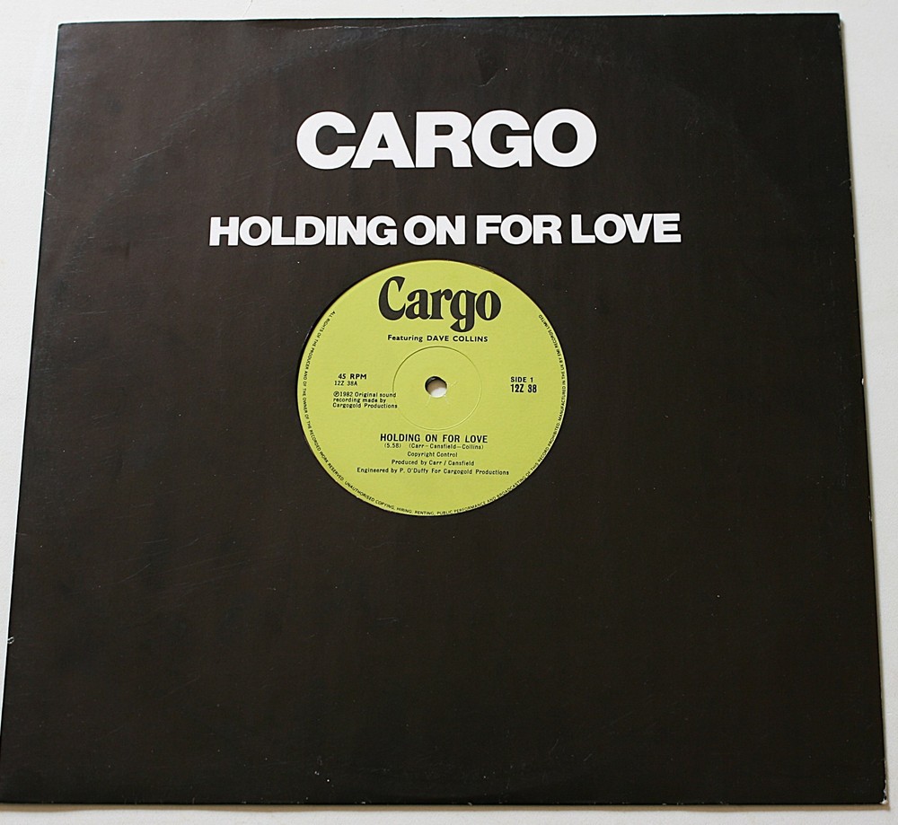 CARGO – HOLDING ON FOR LOVE – 12″ SINGLE – UK 1982 – 12Z 38