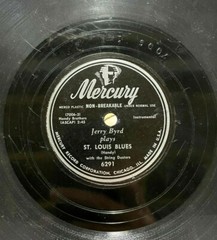 1950s Folk Country Jerry Byrd String Dusters St. Louis Blues / South 78 RPM