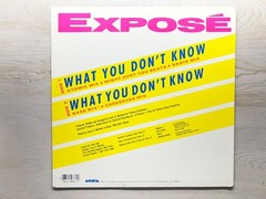EXPOSE- What You Don’t Know (12″ Single) -Farm Club Records Discount Bin-