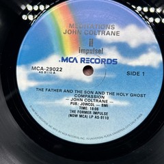 John Coltrane Meditations IMPULSE 29022 1980 Jazz Vintage Vinyl
