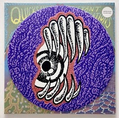 Quicksand Distant Populations Violet Blue & Yellow w/ Black Splatter + SLIPMAT