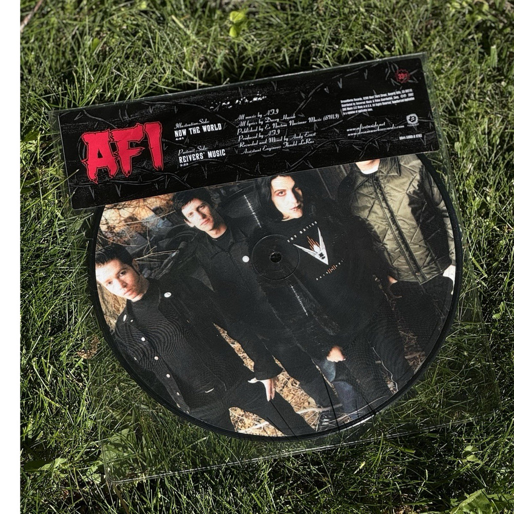 AFI Now the World 2003 Rock Picture Disc Vinyl Single Record Reverser Music