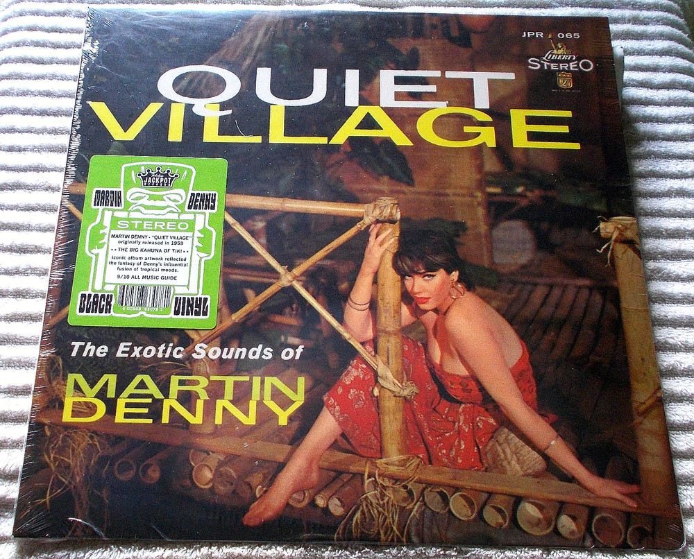 MARTIN DENNY – QUIET VILLAGE 1959 STEREO EXOTICA REMAST JACKPOT BLACK SEALED LP